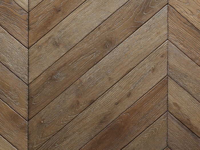 POINT DE HONGRIE CHÊNE MASSIF RÉSIDENCE - Brushed oak parquet _ CarréSol Éditions